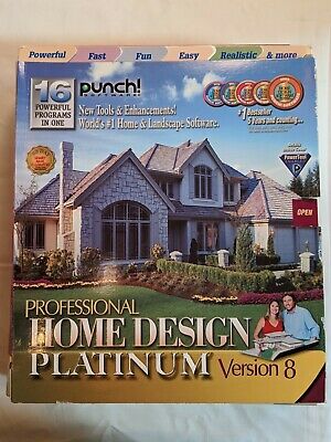 punch professional home design suite platinum v12 with key